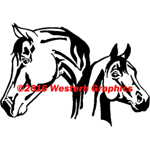 Arabian Mare & Foal - Style #140
