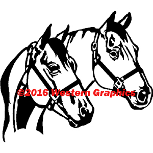 2 Horse Heads - Style #181