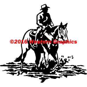 Trail Horse in Water - Style #197