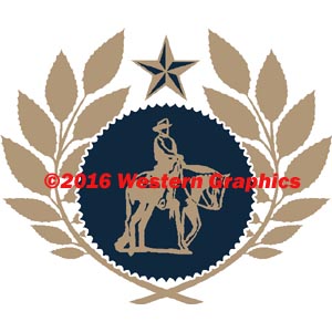 Horse & Rider - 3 Color - Style #2013
