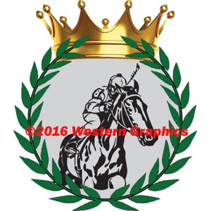 Racehorse with Crown - Style #2039