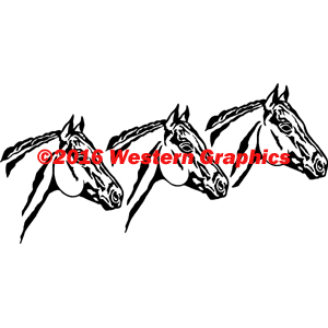 3 Horse Heads - Style #209