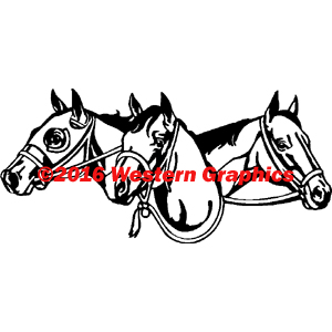 3 Horse Heads - Style #33