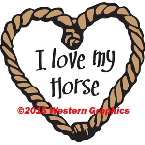 I Love My Horse - Style #901-LH