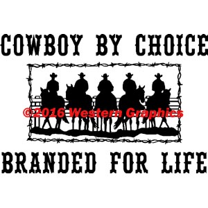 Branded For Life - 5 Cowboys - Style #CBC112