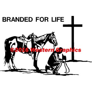 Branded For Life - Praying Cowboy - Style #CBC155
