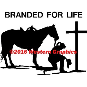 Branded For Life - Praying Cowgirl - Style #CBC185