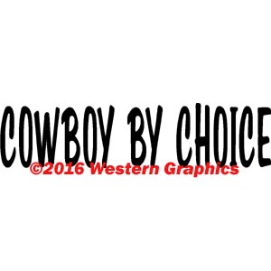 Cowboy by Choice - Style #CBC700